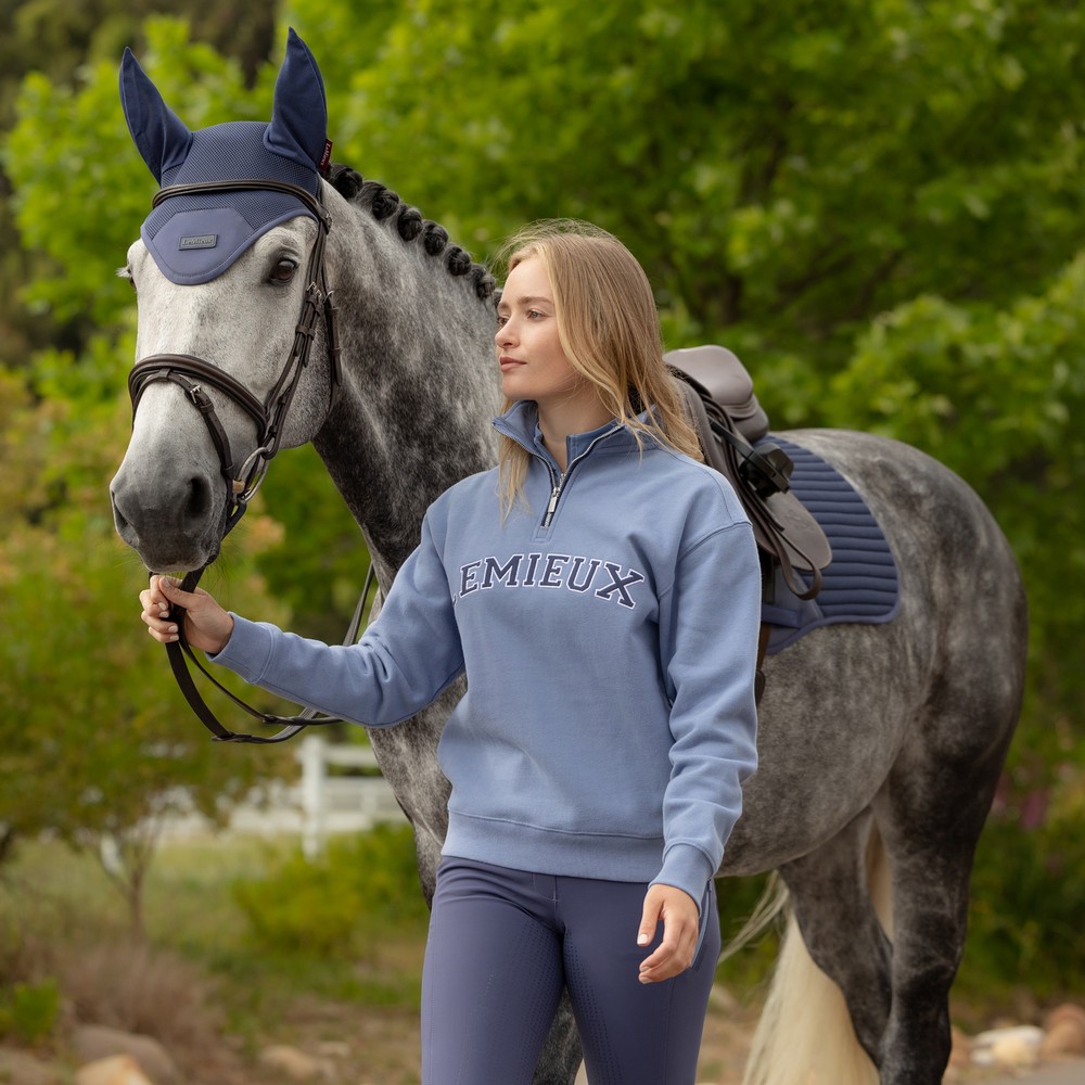LeMieux Kelsie Neck Sweatshirt Blue