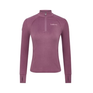 LeMieux LeMieux Frances Quater Zip Fleece Top in Mallow