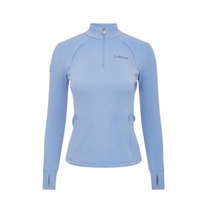 LeMieux LeMieux Frances Quater Zip Fleece Top in Powder Blue