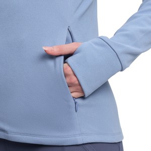 LeMieux LeMieux Frances Quater Zip Fleece Top in Powder Blue