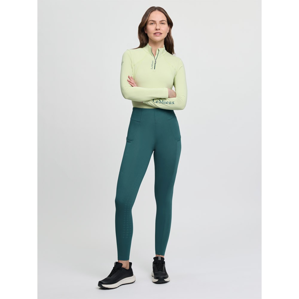 LeMieux Naomi Riding Tights Green