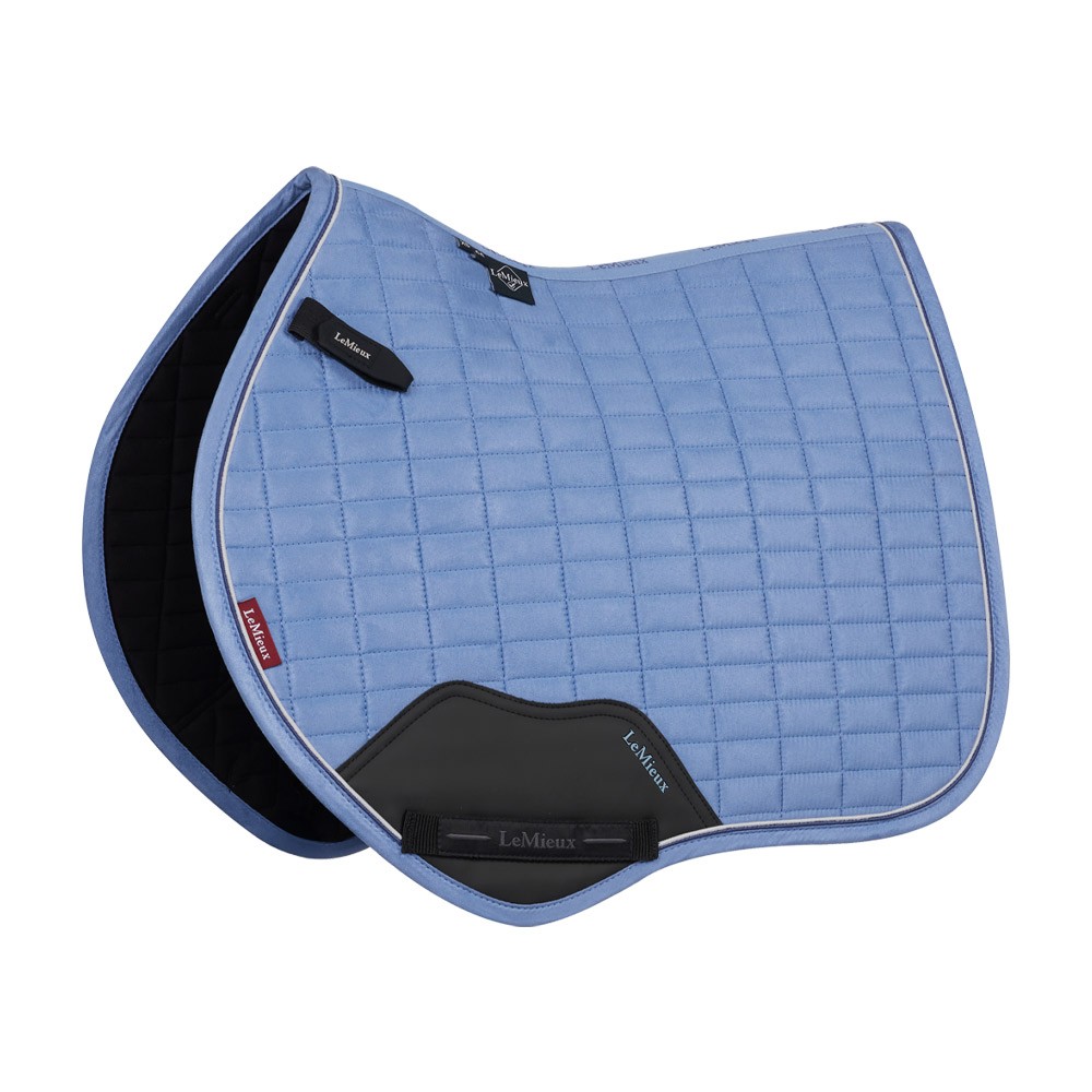 LeMieux LeMieux Mini Suede Close Contact Square in Powder Blue