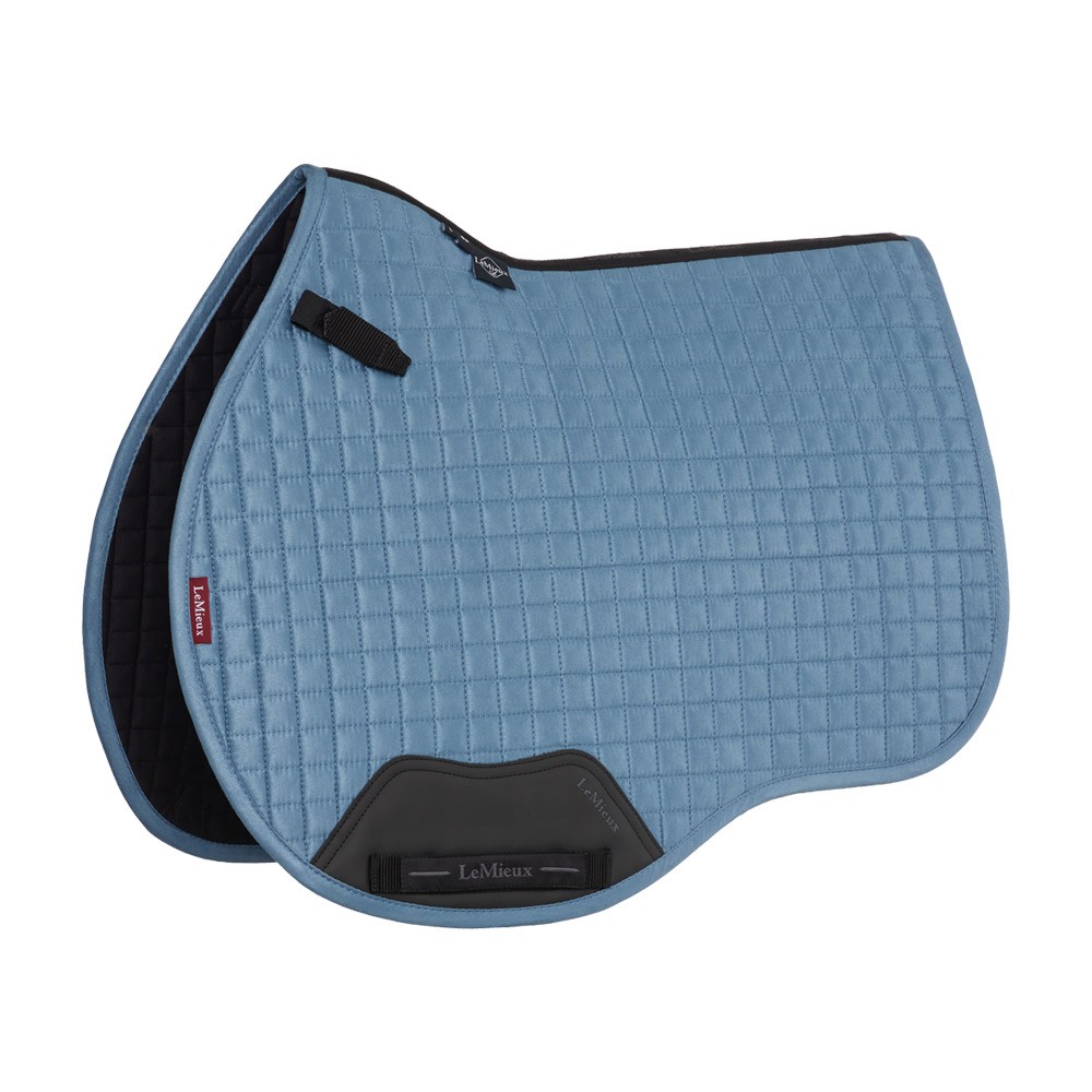 LeMieux LeMieux Suede GP Square Saddle Pad in Ice Blue