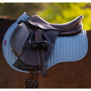 LeMieux LeMieux Suede GP Square Saddle Pad in Ice Blue