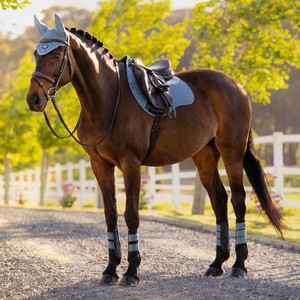 LeMieux LeMieux Suede GP Square Saddle Pad in Ice Blue