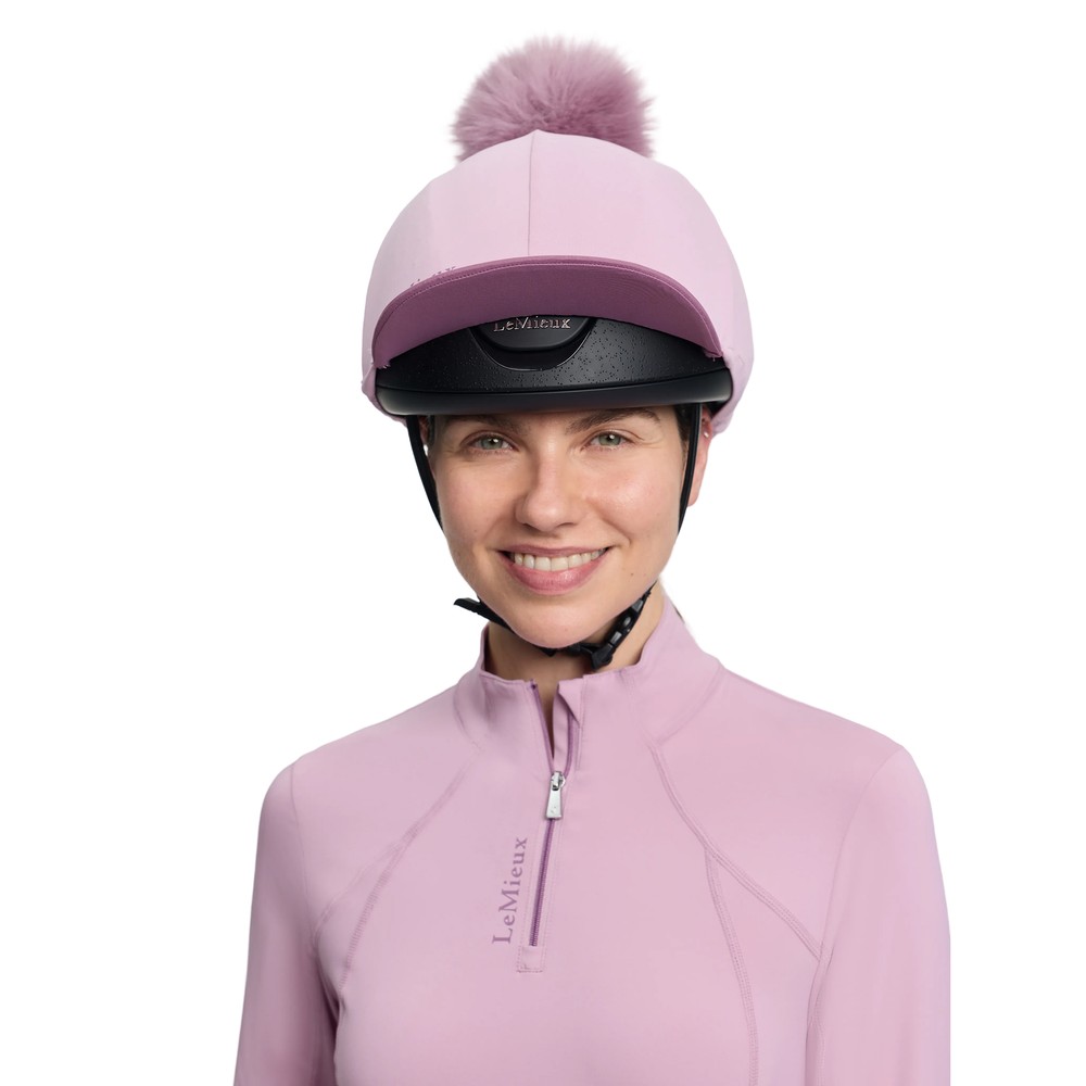LeMieux Classique Pom Hat Silk Pink