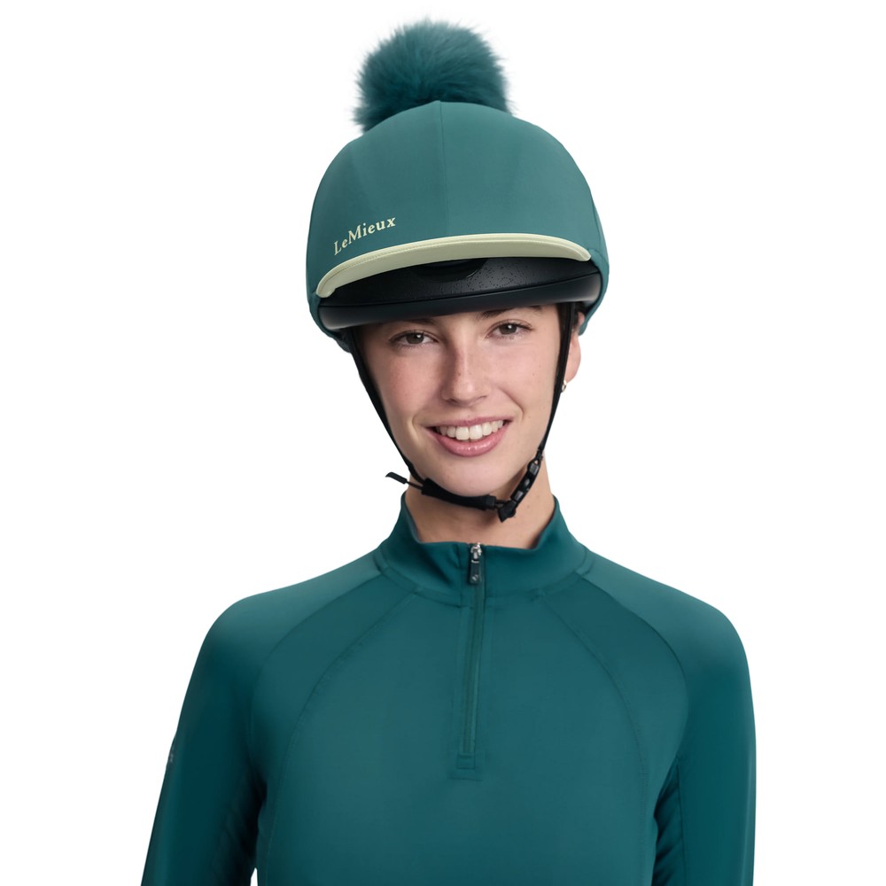 LeMieux Classique Pom Hat Silk Green