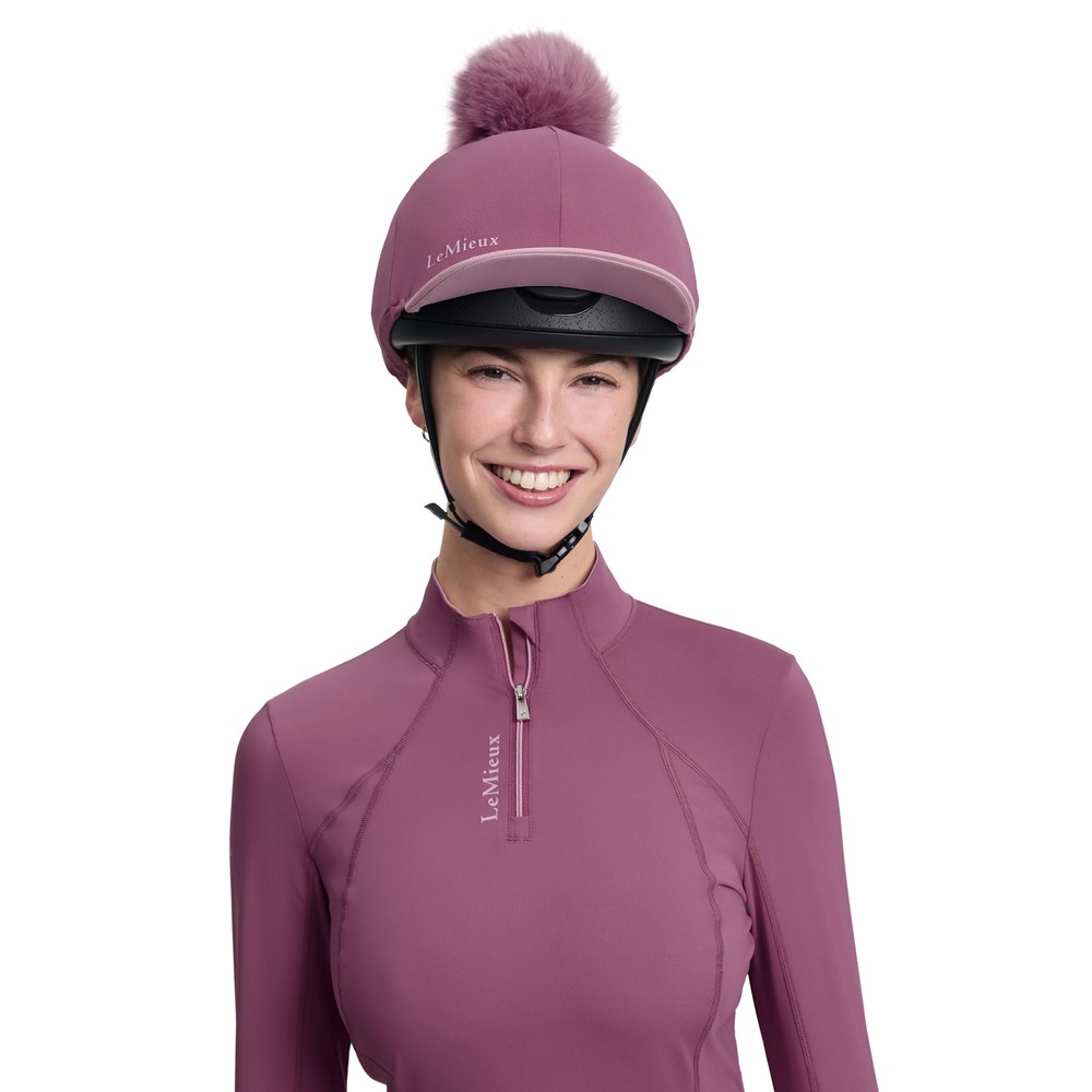 LeMieux Classique Pom Hat Silk Pink