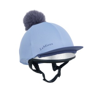 LeMieux LeMieux Classique Pom Hat Silk in Powder Blue