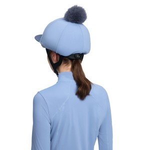LeMieux LeMieux Classique Pom Hat Silk in Powder Blue