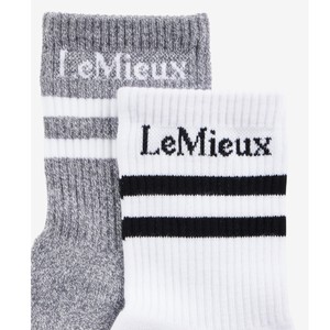 LeMieux LeMieux Crew Socks 2 Pack in White