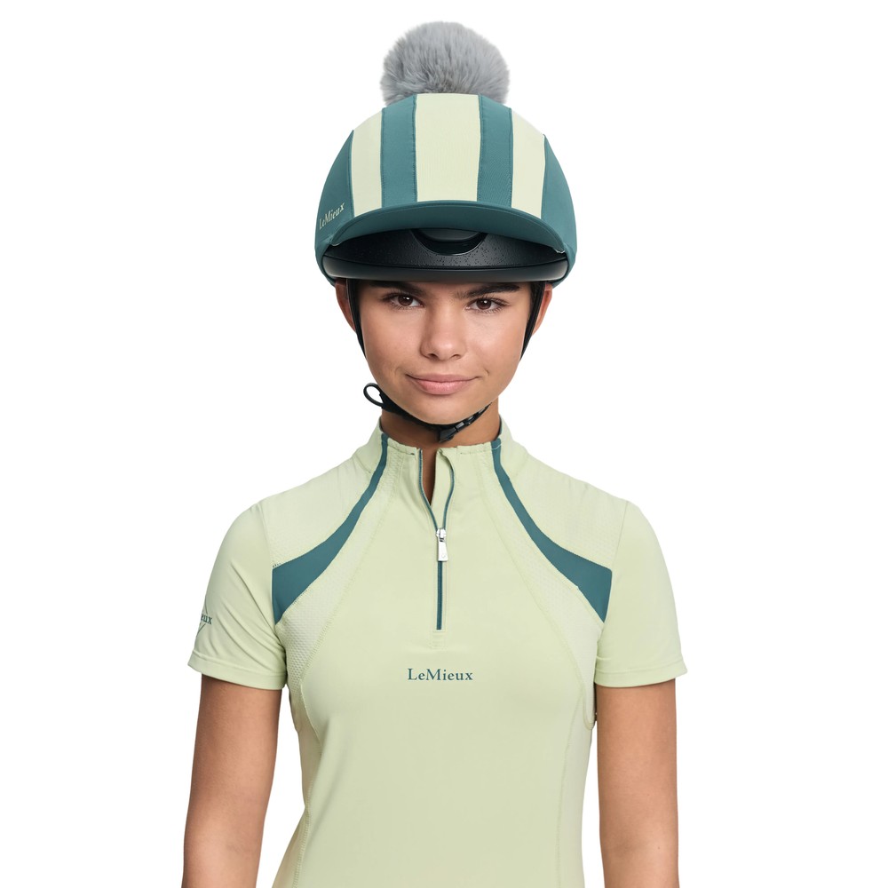 LeMieux Tempo Pom Hat Silk Green