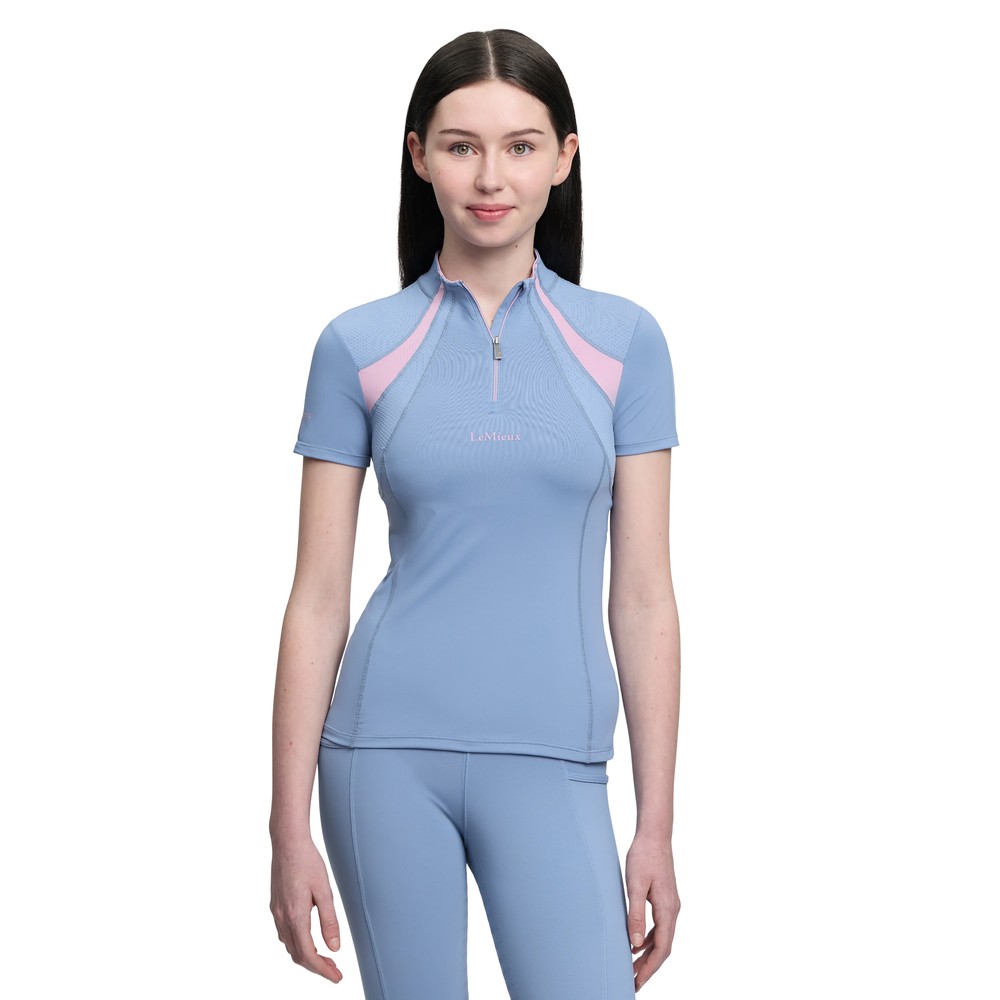LeMieux Young Rider Mia Mesh Base Layer Blue