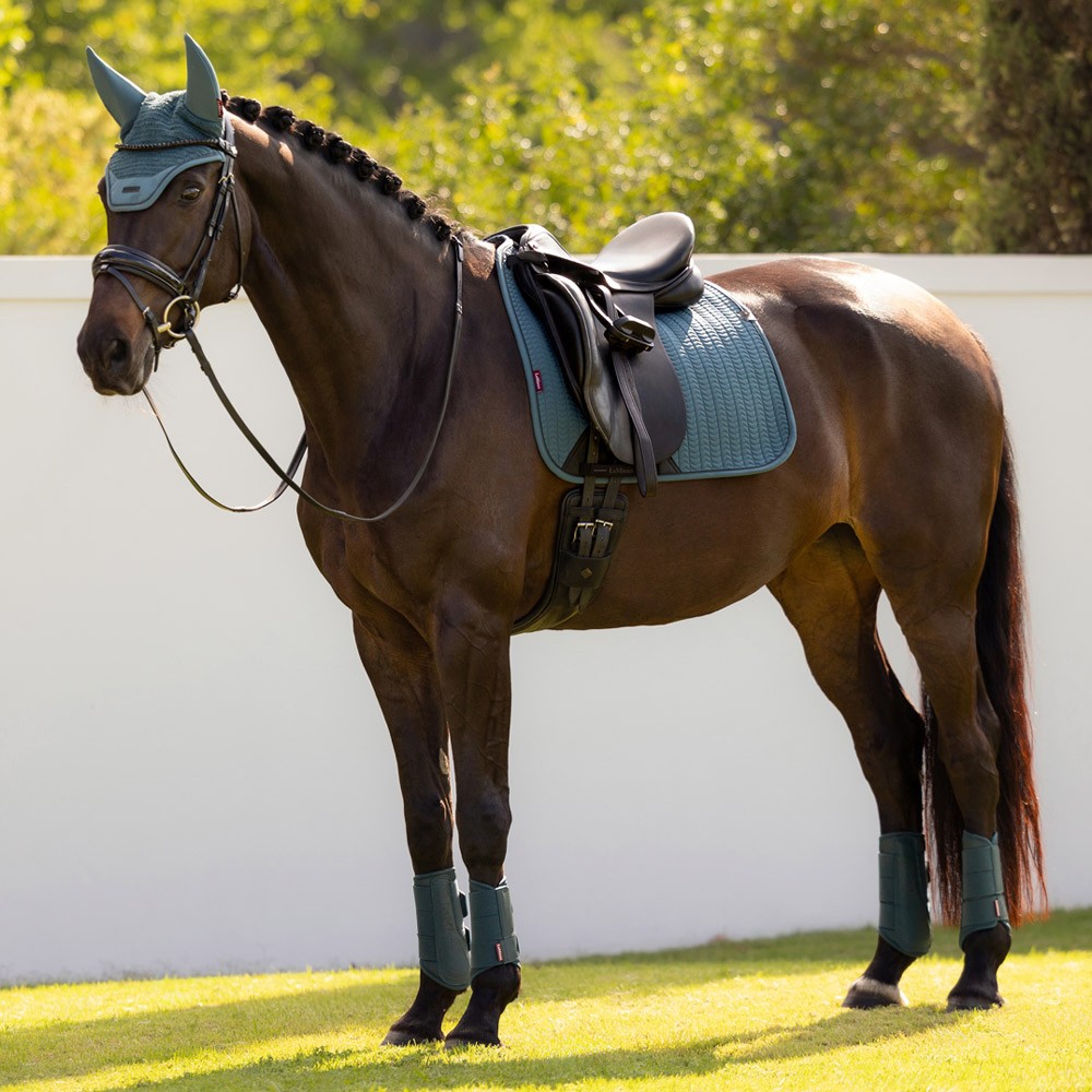 LeMieux Essence Dressage Square Saddle Pad Green