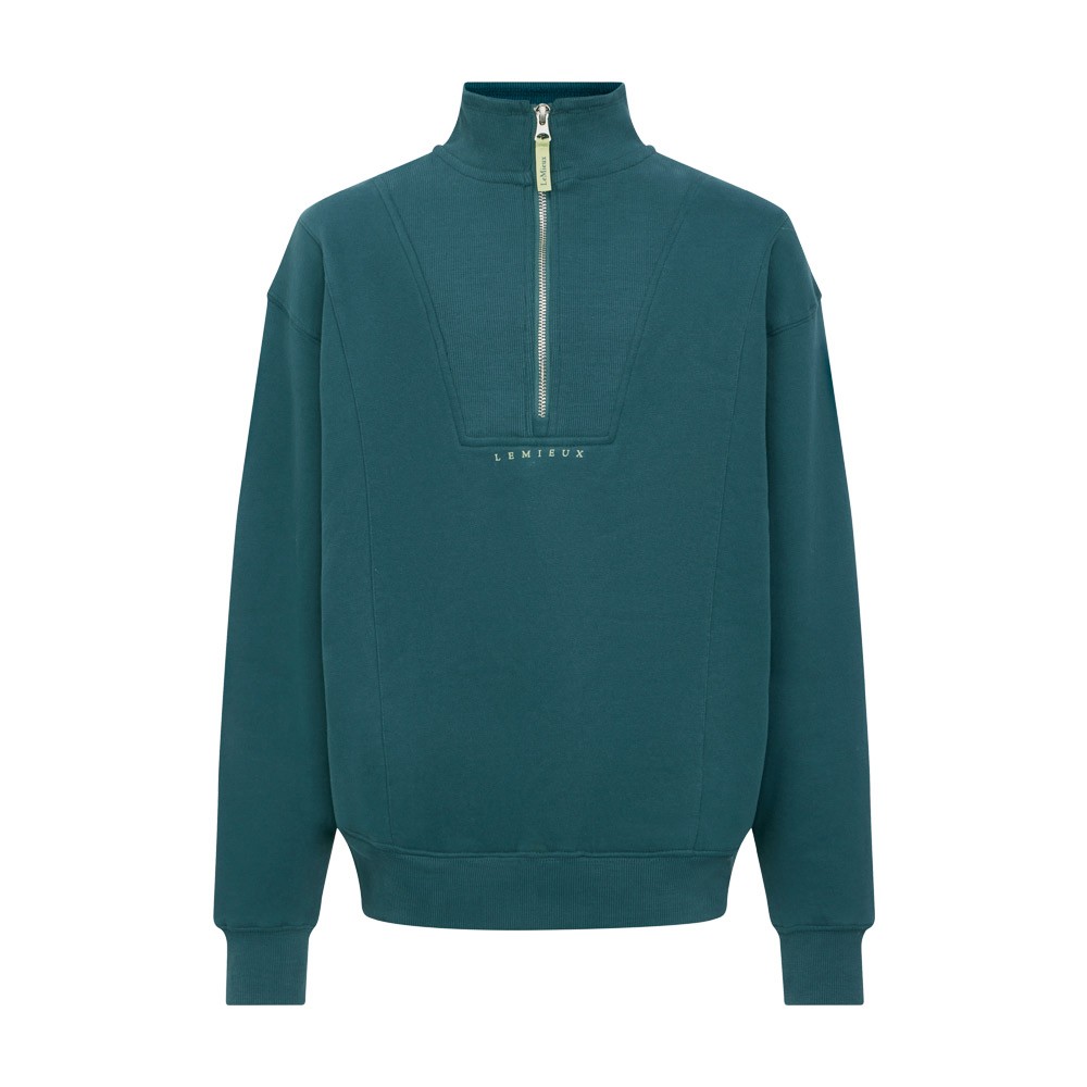 LeMieux Young Rider Vianne Quarter Zip Top Green