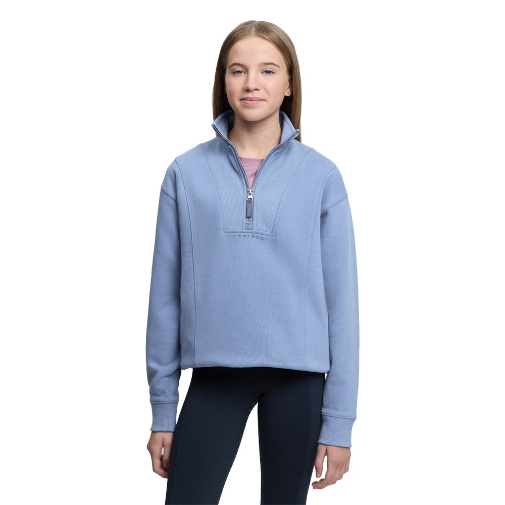 LeMieux Young Rider Vianne Quarter Zip Top Blue