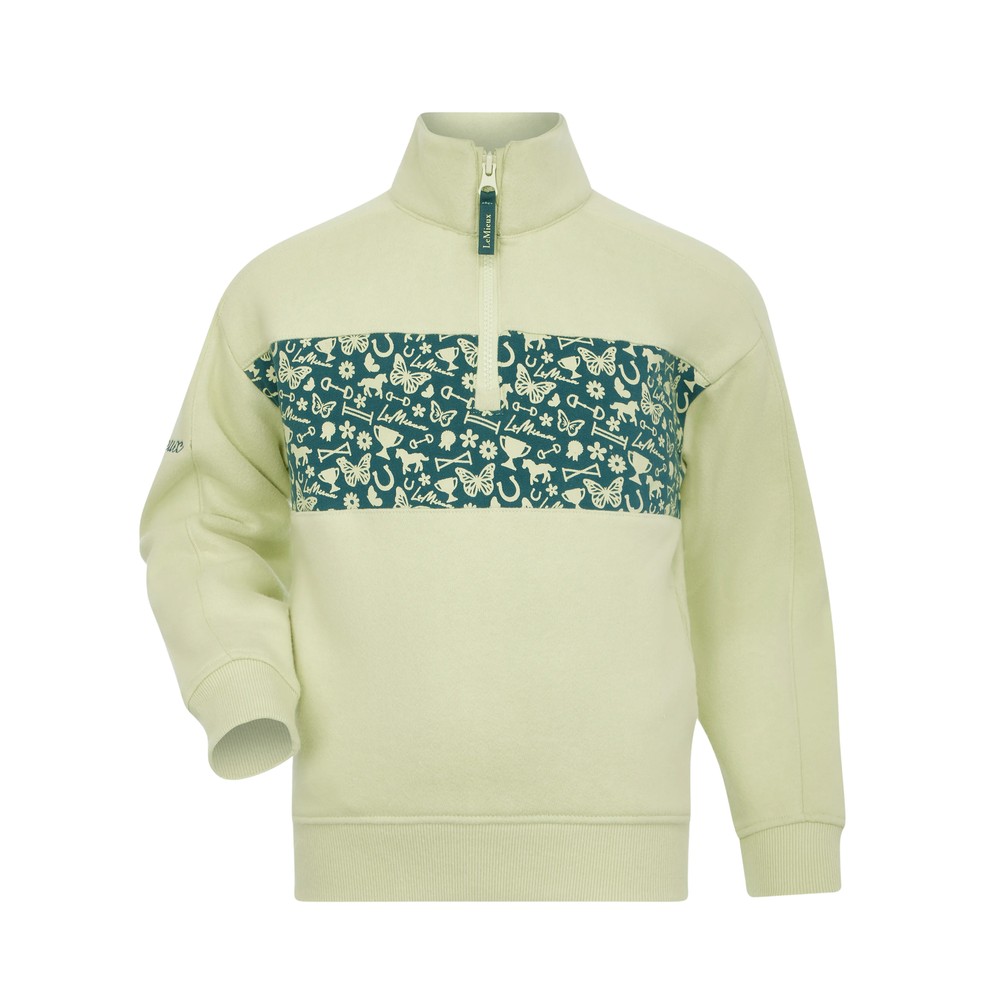 LeMieux LeMieux Mini Quinn Quarter Zip Sweatshirt in Macaron