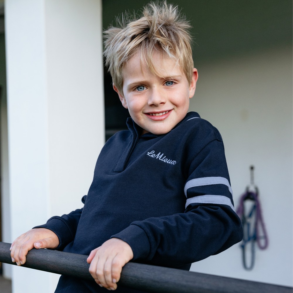 LeMieux Mini Robbie Rugby Shirt Navy