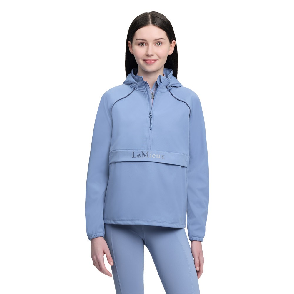 LeMieux Young Rider Paige Quarter Zip Waterproof Jacket Blue