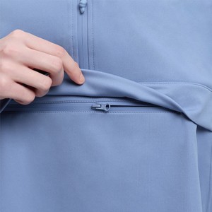 LeMieux LeMieux Young Rider Paige Quarter Zip Waterproof Jacket in Powder Blue