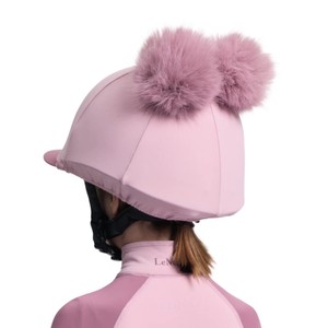 LeMieux LeMieux Mini Double Pom Hat Silk in Fondant