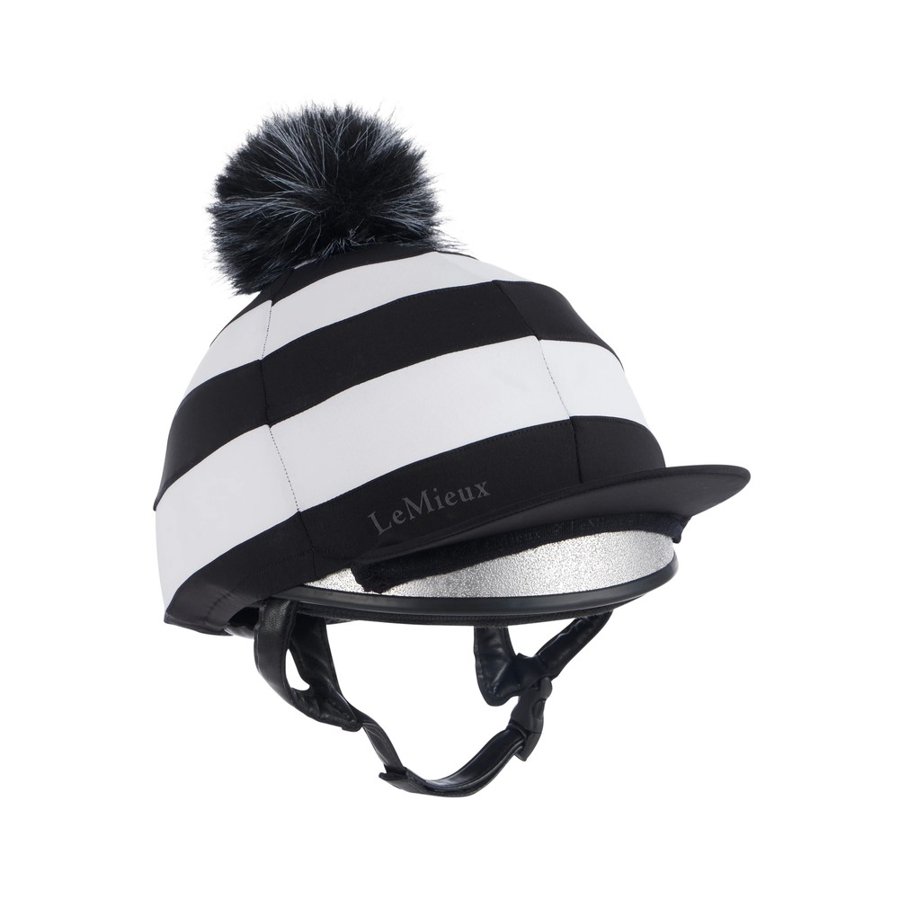LeMieux LeMieux Derby Pom Hat Silk in Black