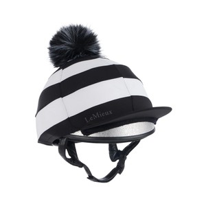 LeMieux LeMieux Derby Pom Hat Silk in Black