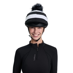 LeMieux LeMieux Derby Pom Hat Silk in Black