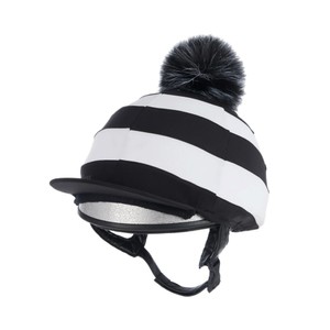 LeMieux LeMieux Derby Pom Hat Silk in Black