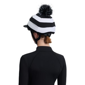 LeMieux LeMieux Derby Pom Hat Silk in Black