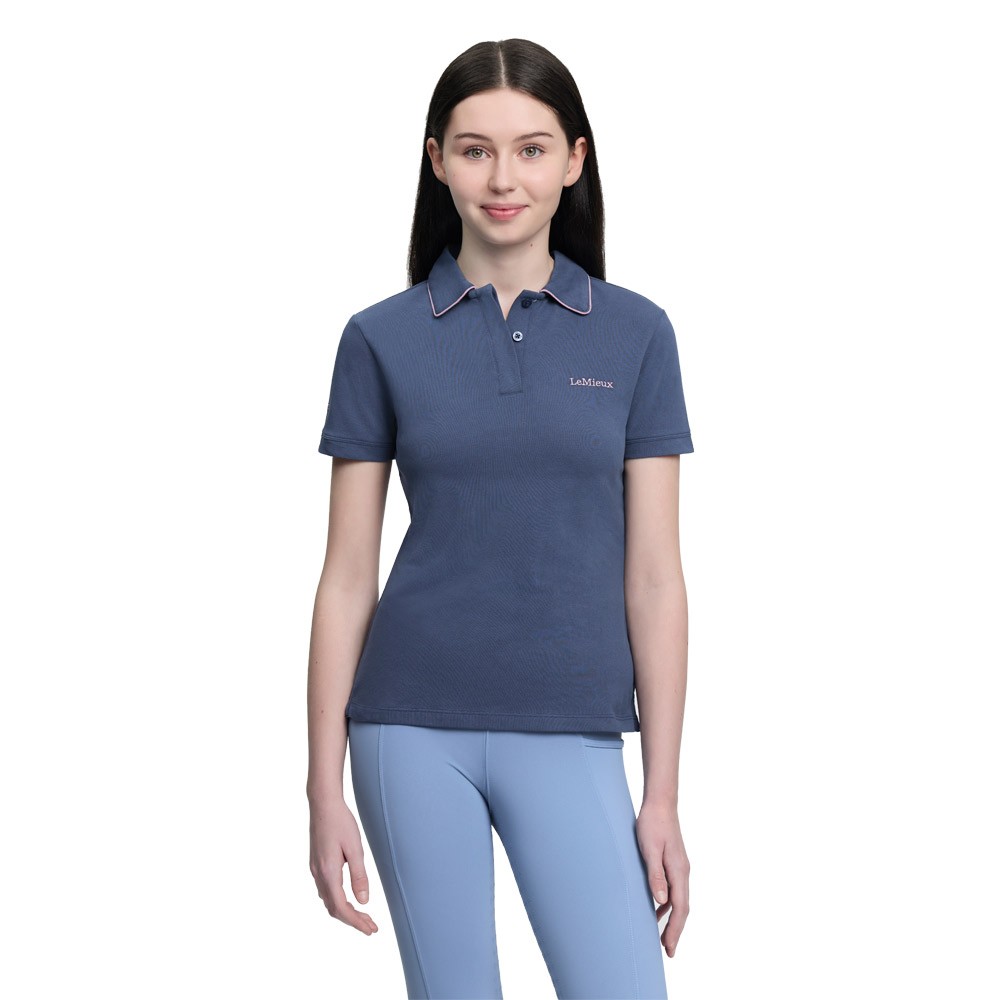 LeMieux Young Rider Polo Shirt Blue