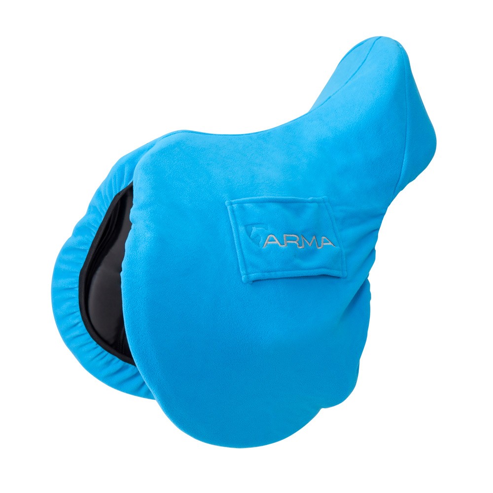 Shires Fleece Saddle Cover Blue