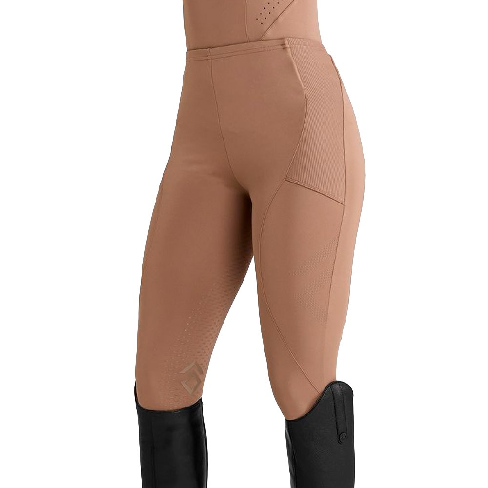 Aztec Diamond Aztec Diamond Core Legging Full Seat Grip Riding Tights in Camel