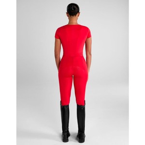 Aztec Diamond Aztec Diamond Core Legging Full Seat Grip Riding Tights in Crimson