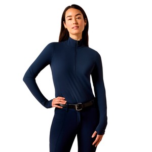 Ariat Ariat SolVeil 1/2 Zip Baselayer in Navy Eclipse