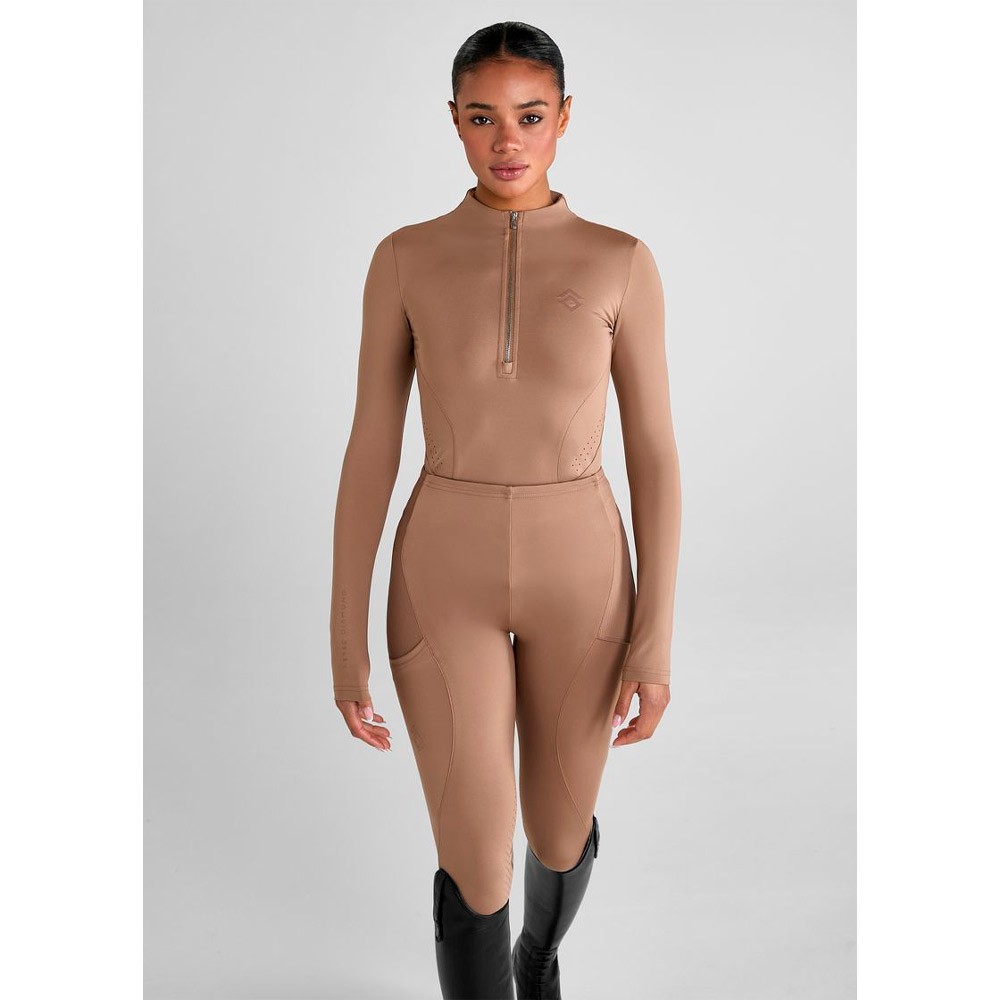 Aztec Diamond Core Base Layer Beige