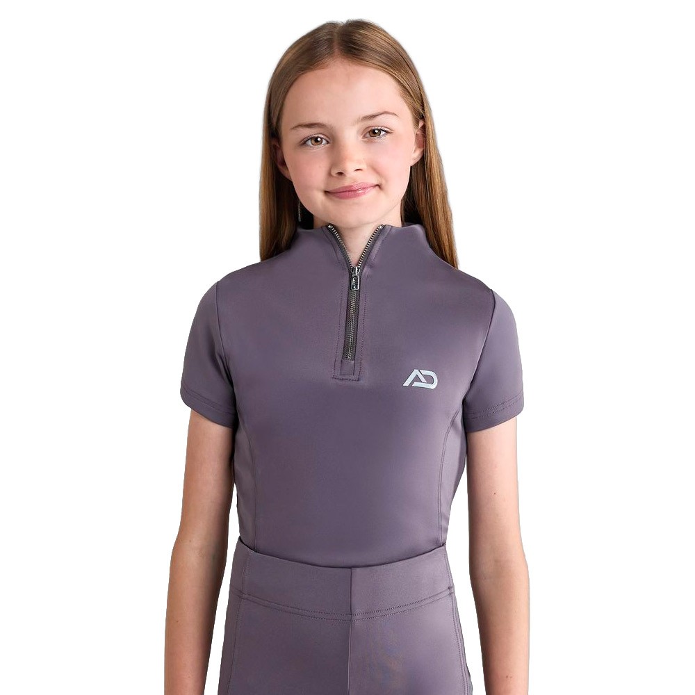 Aztec Diamond Young Rider Short Sleeve Base Layer Purple