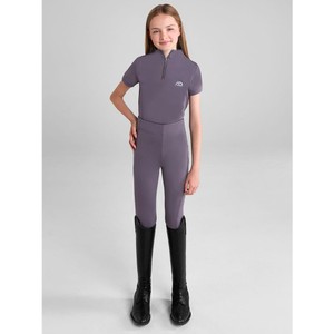 Aztec Diamond Aztec Diamond Young Rider Short Sleeve Base Layer in Amethyst