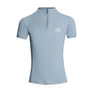 Aztec Diamond Aztec Diamond Young Rider Short Sleeve Base Layer in Ash Blue