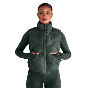 Aztec Diamond Aztec Diamond Core Mid Layer Gilet in Fern