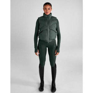 Aztec Diamond Aztec Diamond Core Mid Layer Gilet in Fern