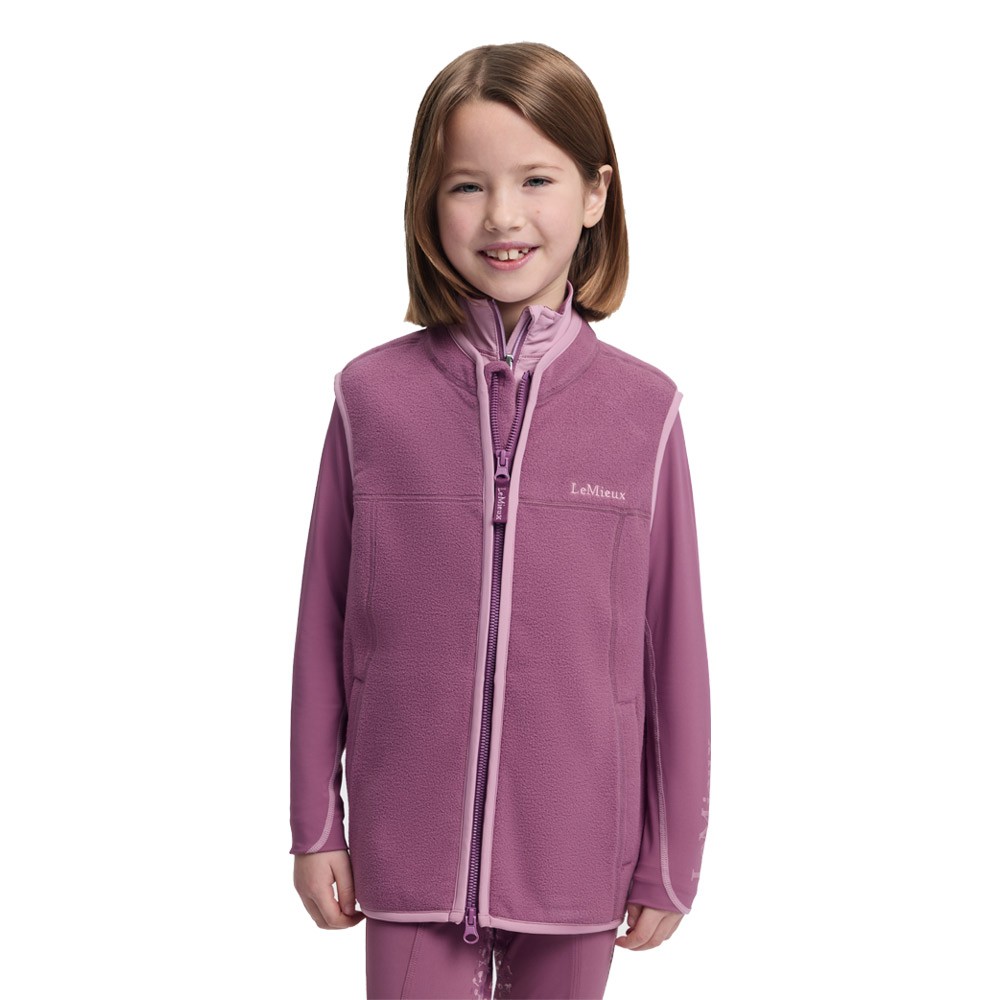 LeMieux Young Rider Bobbi Fleece Gilet Pink