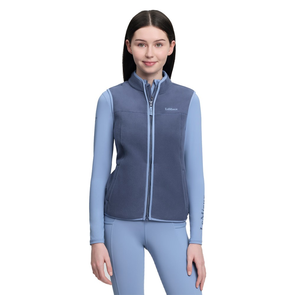 LeMieux Young Rider Bobbi Fleece Gilet Blue