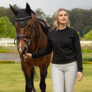 LeMieux LeMieux Christina Crew Sweatshirt in Black