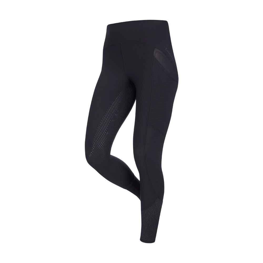 LeMieux LeMieux Airflow Full Seat Pull On Riding Tights in Black