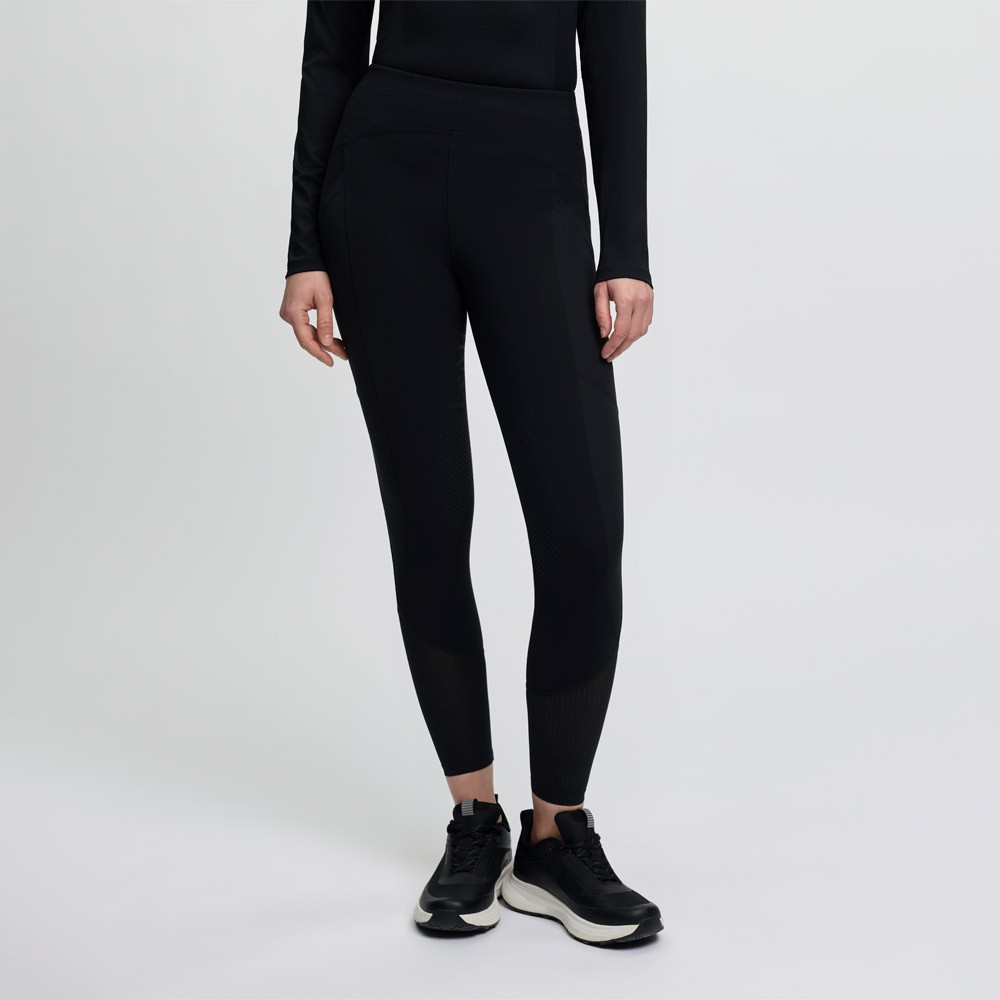 LeMieux Airflow Full Seat Pull On Riding Tights Black