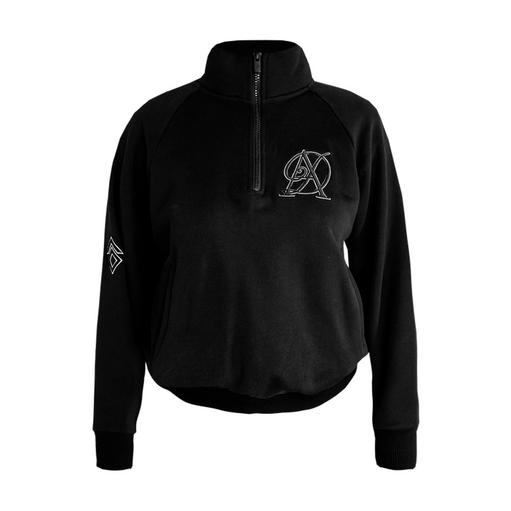 Aztec Diamond Sporting Goods Half Zip Sweater Black
