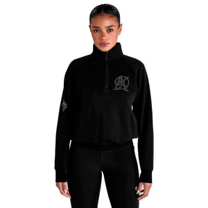 Aztec Diamond Aztec Diamond Sporting Goods Half Zip Sweater in Black