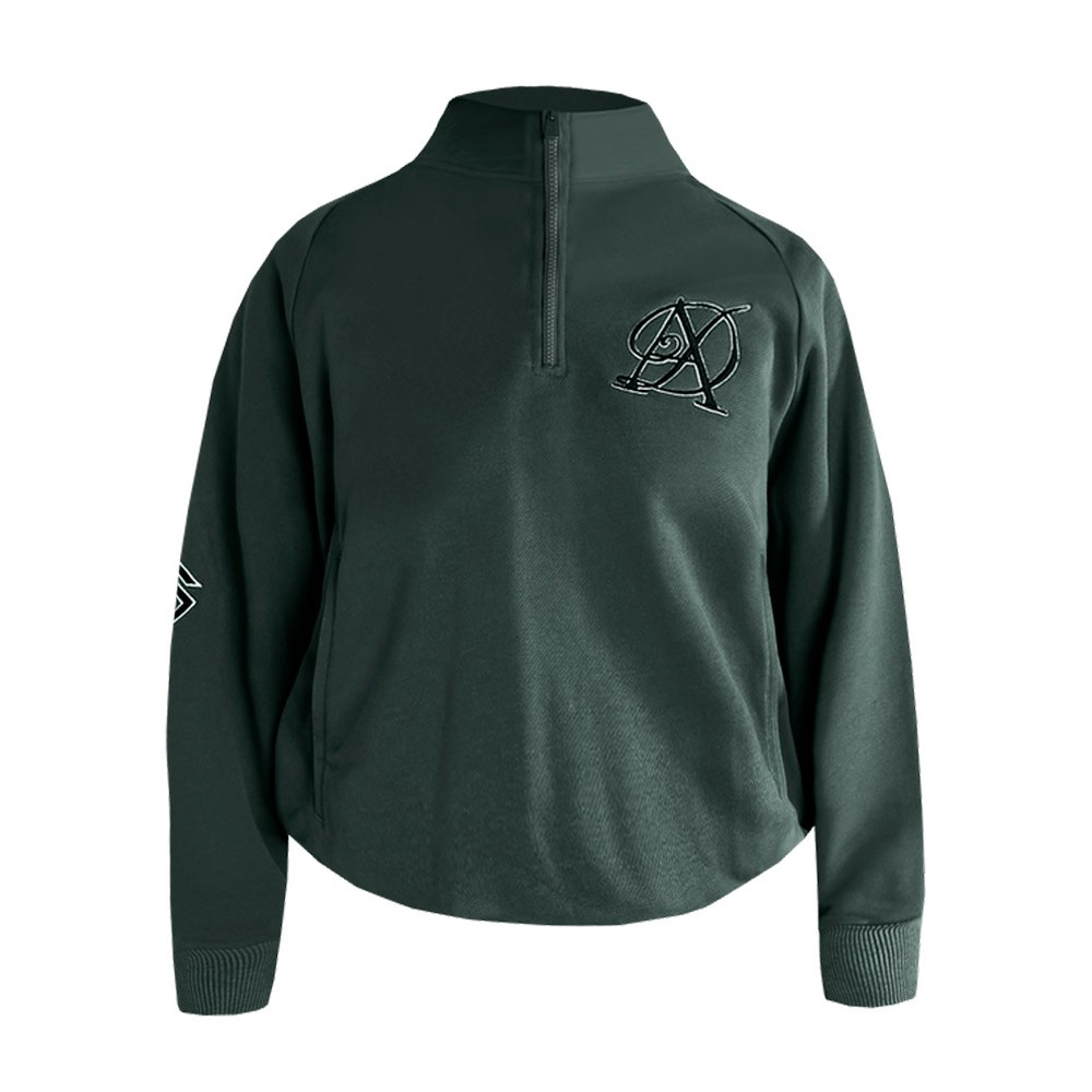Aztec Diamond Sporting Goods Half Zip Sweater Green