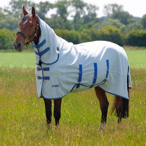 Shires Shires Tempest Plus Sweet-Itch Combo Fly Rug in Air Force